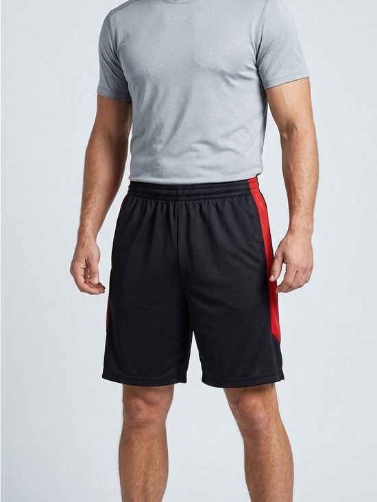 tek gear Other - Tek Gear Shorts Black and Red Athletic Lightweight Mesh Size XL